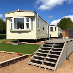 Artwork of Temporary accommodations for new build house