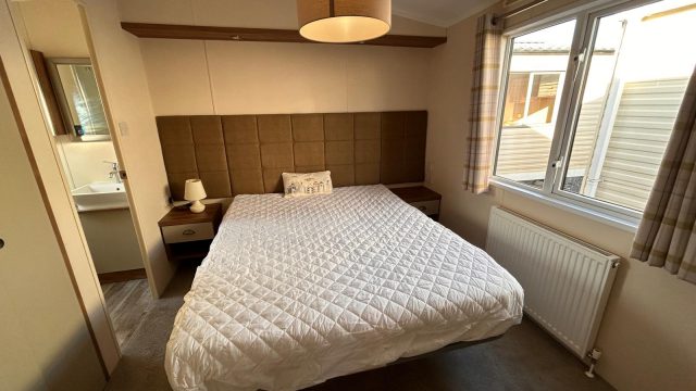 large double bed with bedside tables