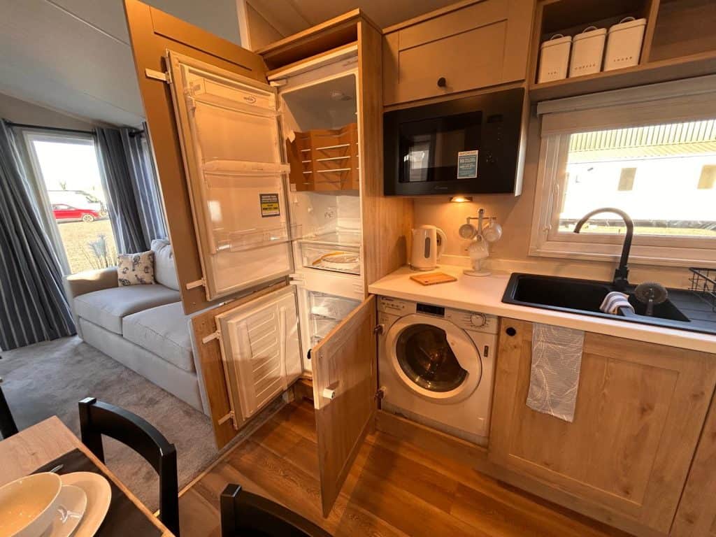 fridge freezer and washing machine