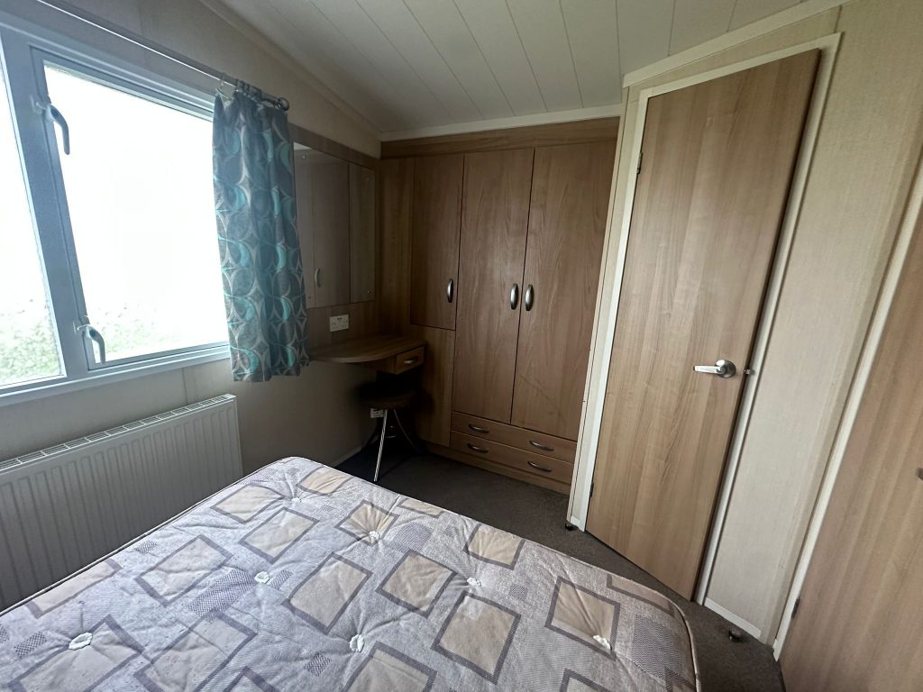Wardrobes in bedroom