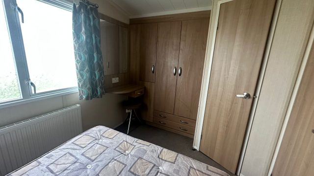 Wardrobes in bedroom