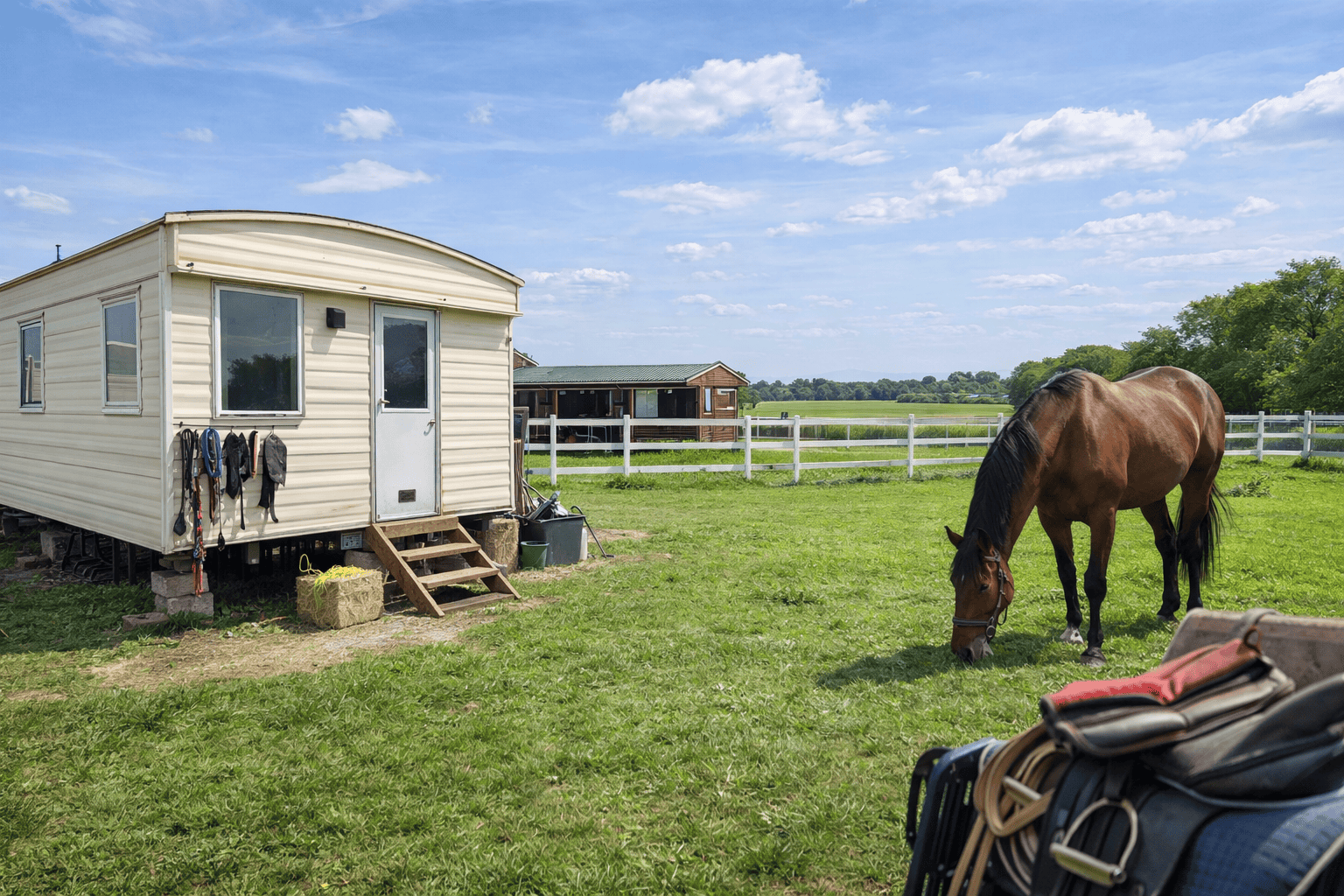 Benefits of a Static Caravan for Equestrian Facilities