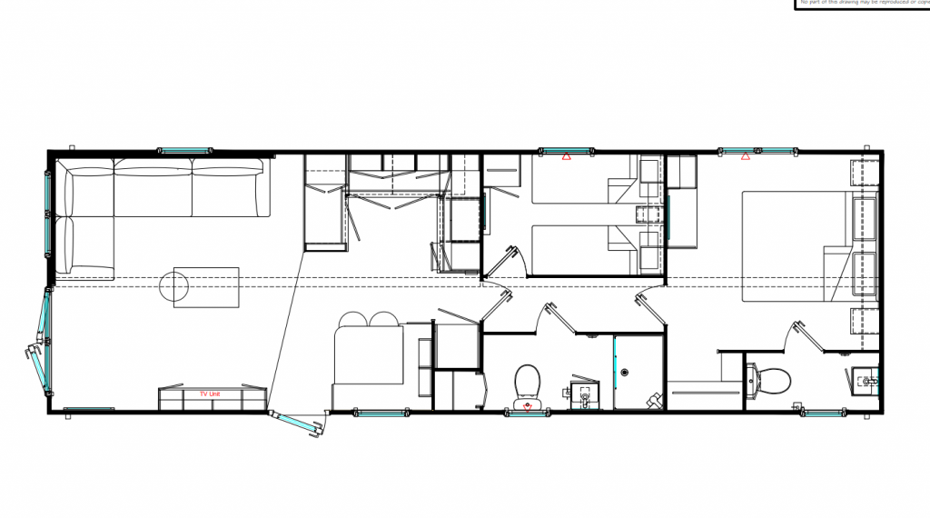 012 Henley 2 Bed floorplan