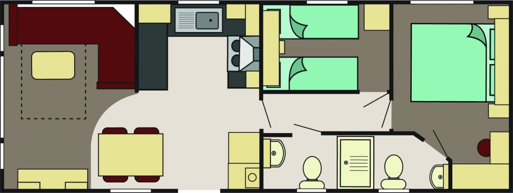 012 Woodbury 32 x 12 2 bed
